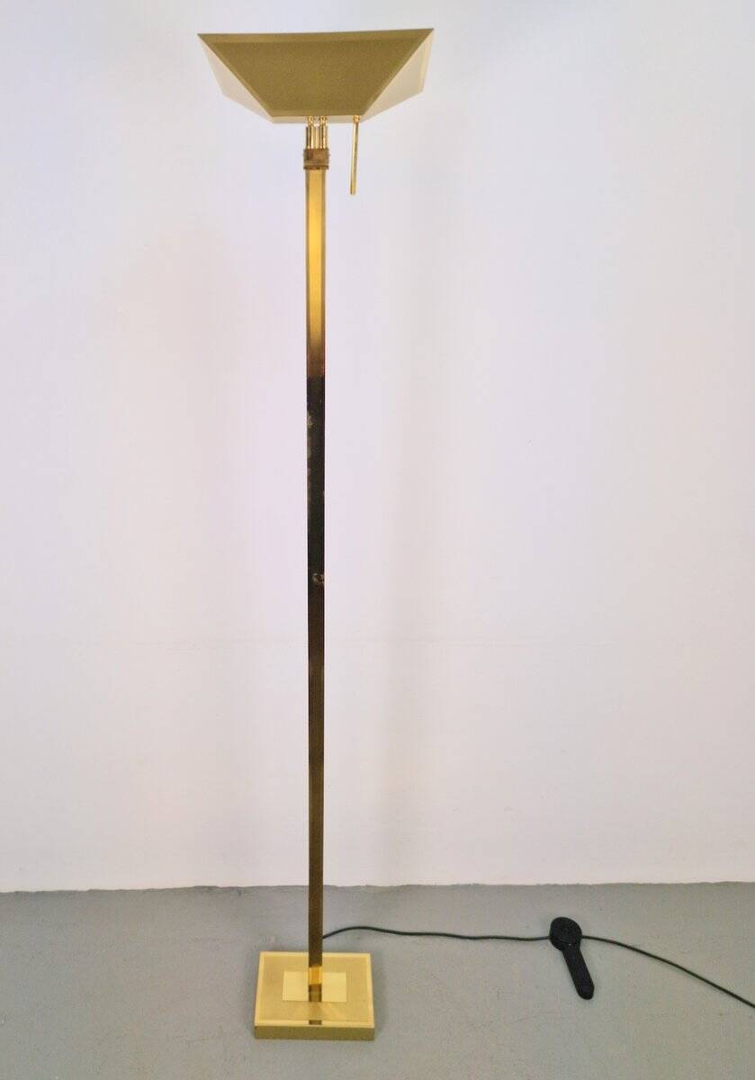 Vintage Brass Floor Lamp from Deknudt, 1970s