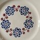 6 assiettes plates Badonviller Bagatelle