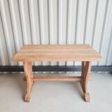 Solid oak monastery table