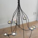 Wrought iron chandelier