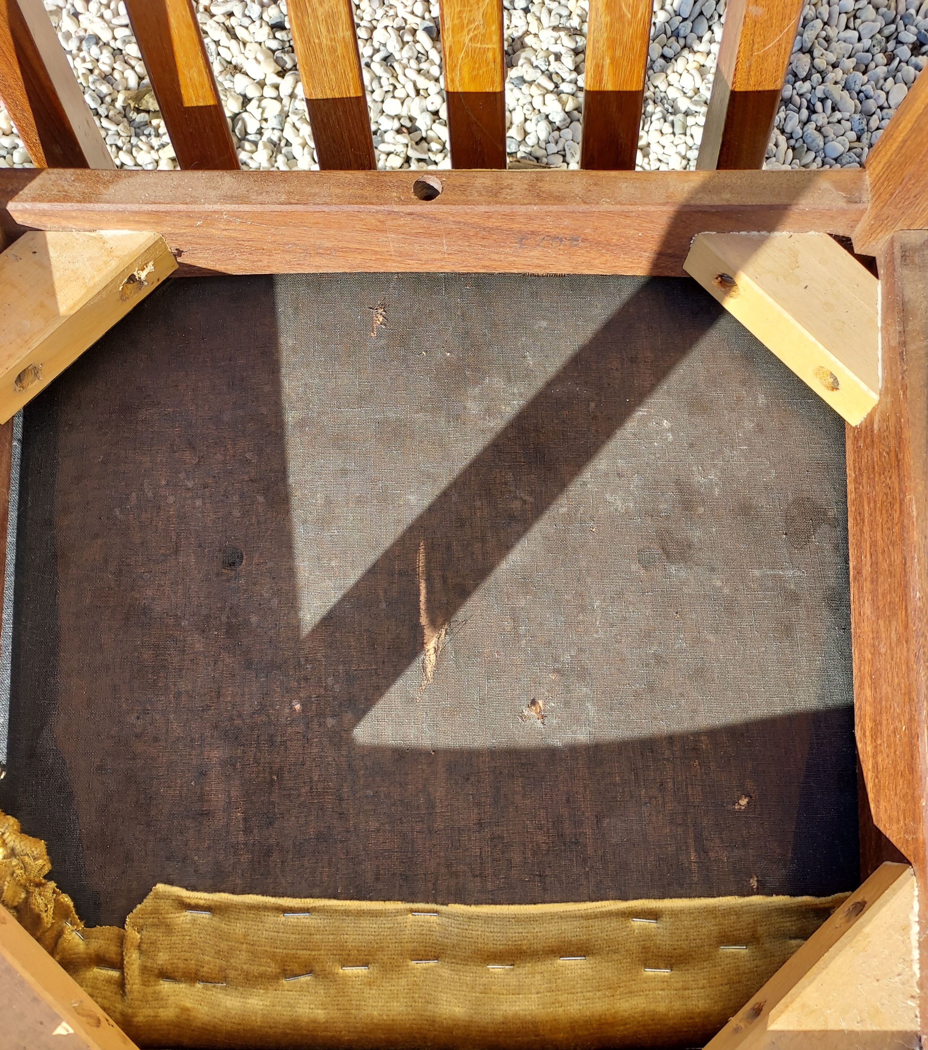 Teak chairs Leslie Dandy