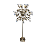 Floor lamp in gold metal of the 1960s