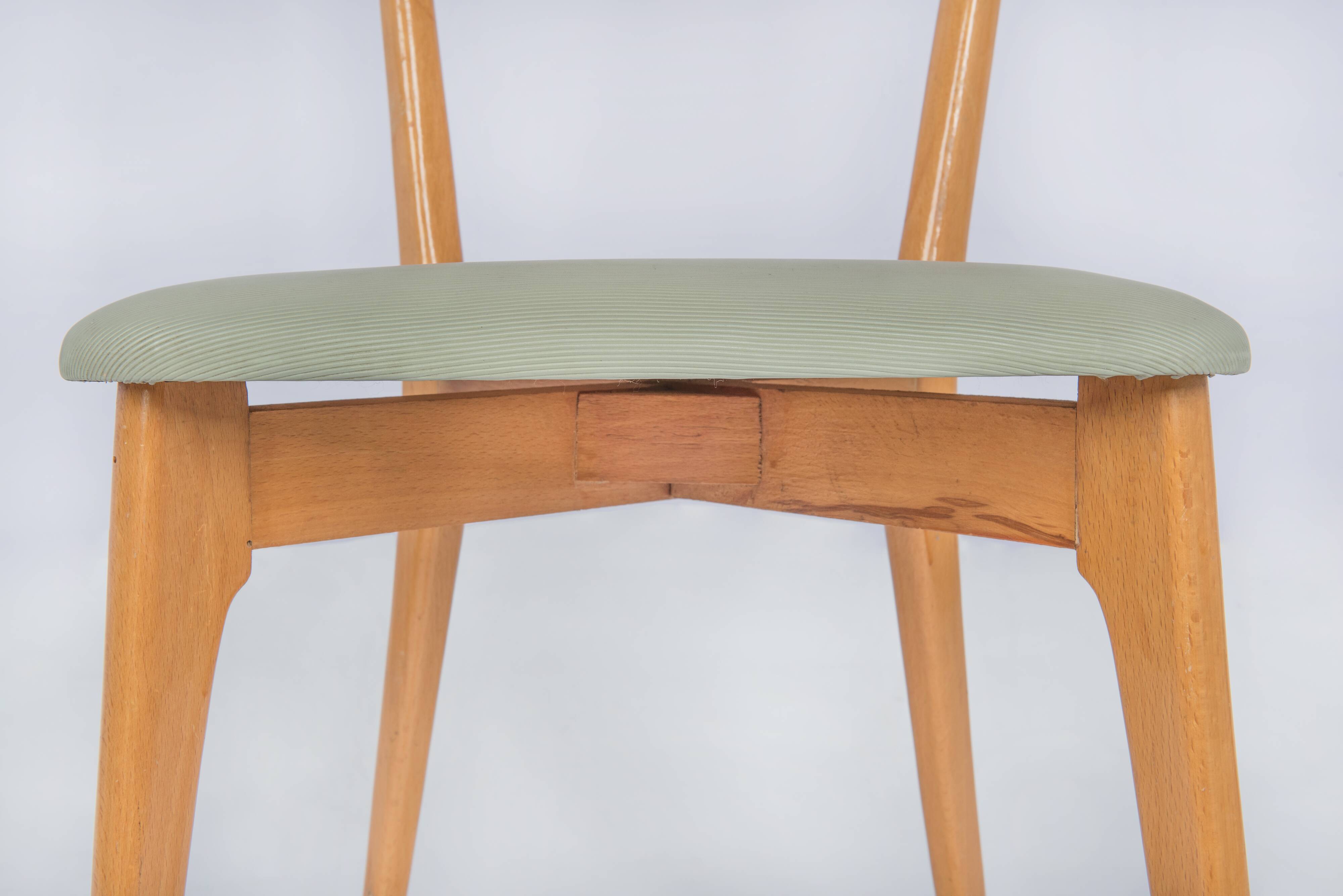 Set of six Ico Parisi chairs