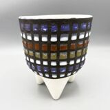 Vase Tripode "Molaire" En Céramique émaillée Roger Capron 1960