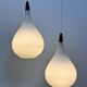 Lustre scandinave Kristiansson pour Luxus Suède 1960