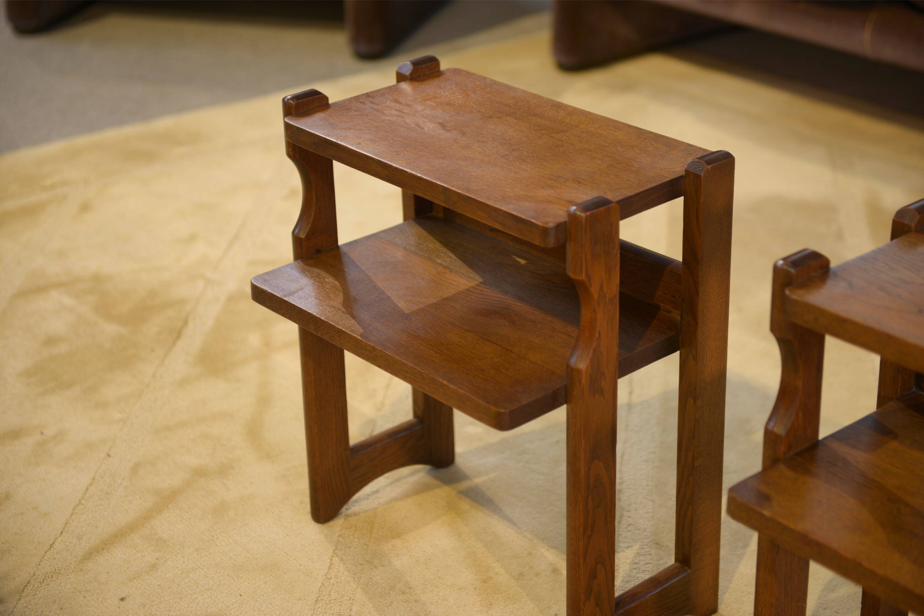 Pair of bedside tables by Guillerme and Chambron for "Votre Maison" 1960s