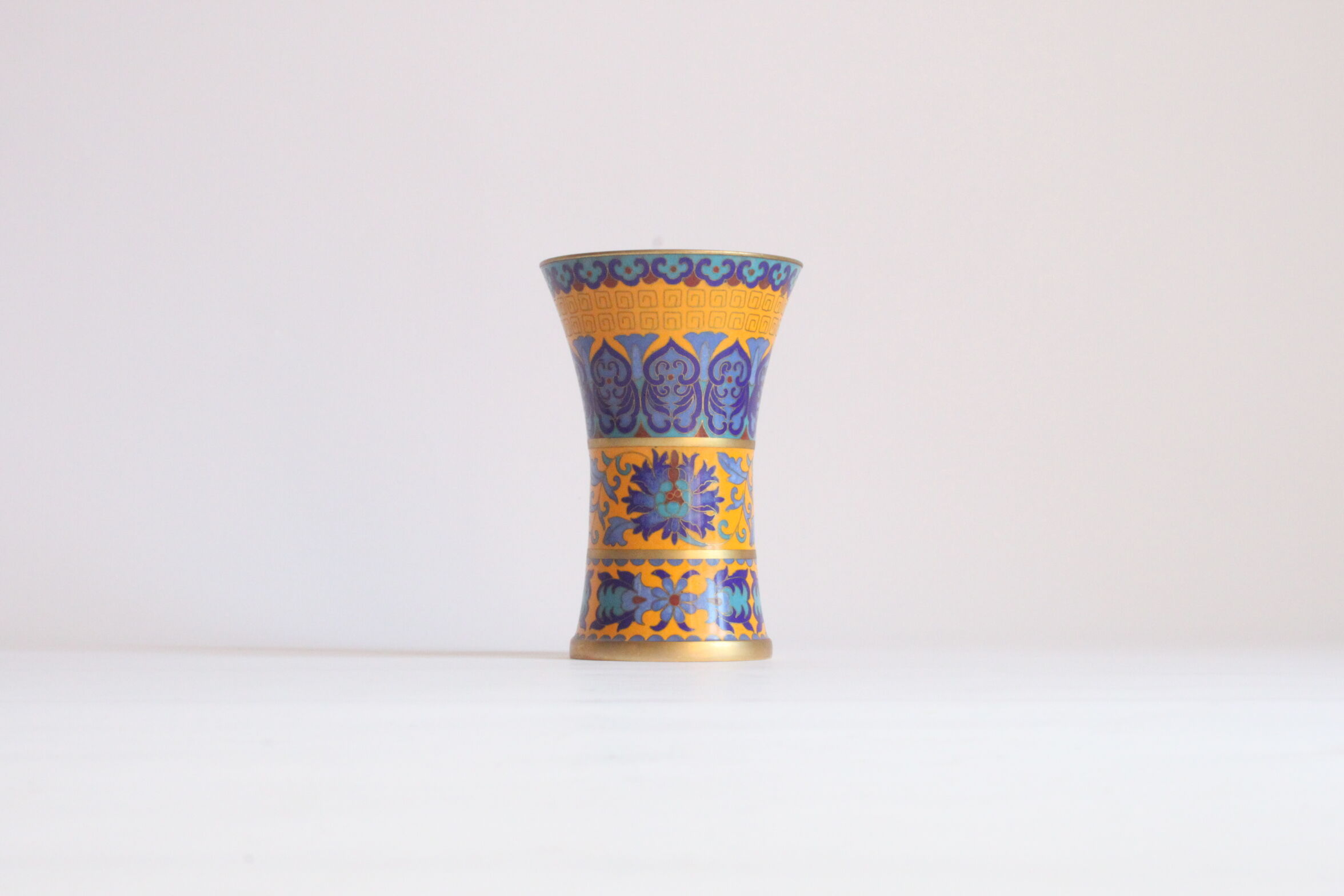 Chinese cloisonné brush pot, 1970s China