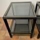 Paire de tables d’appoint vintage 70 Pierre Vandel