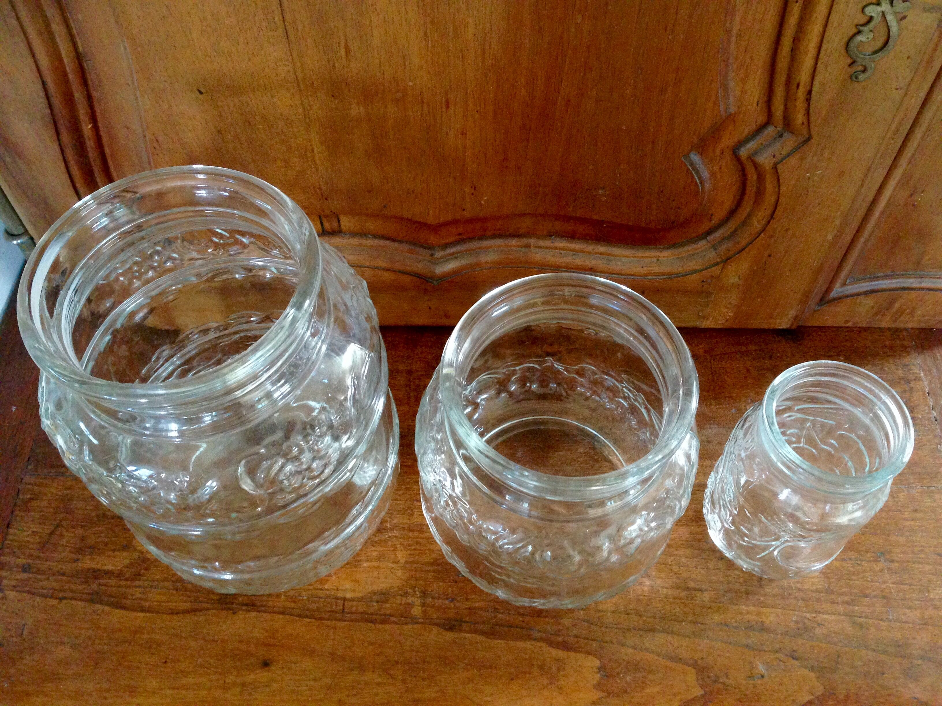 Trio of bonbonnières