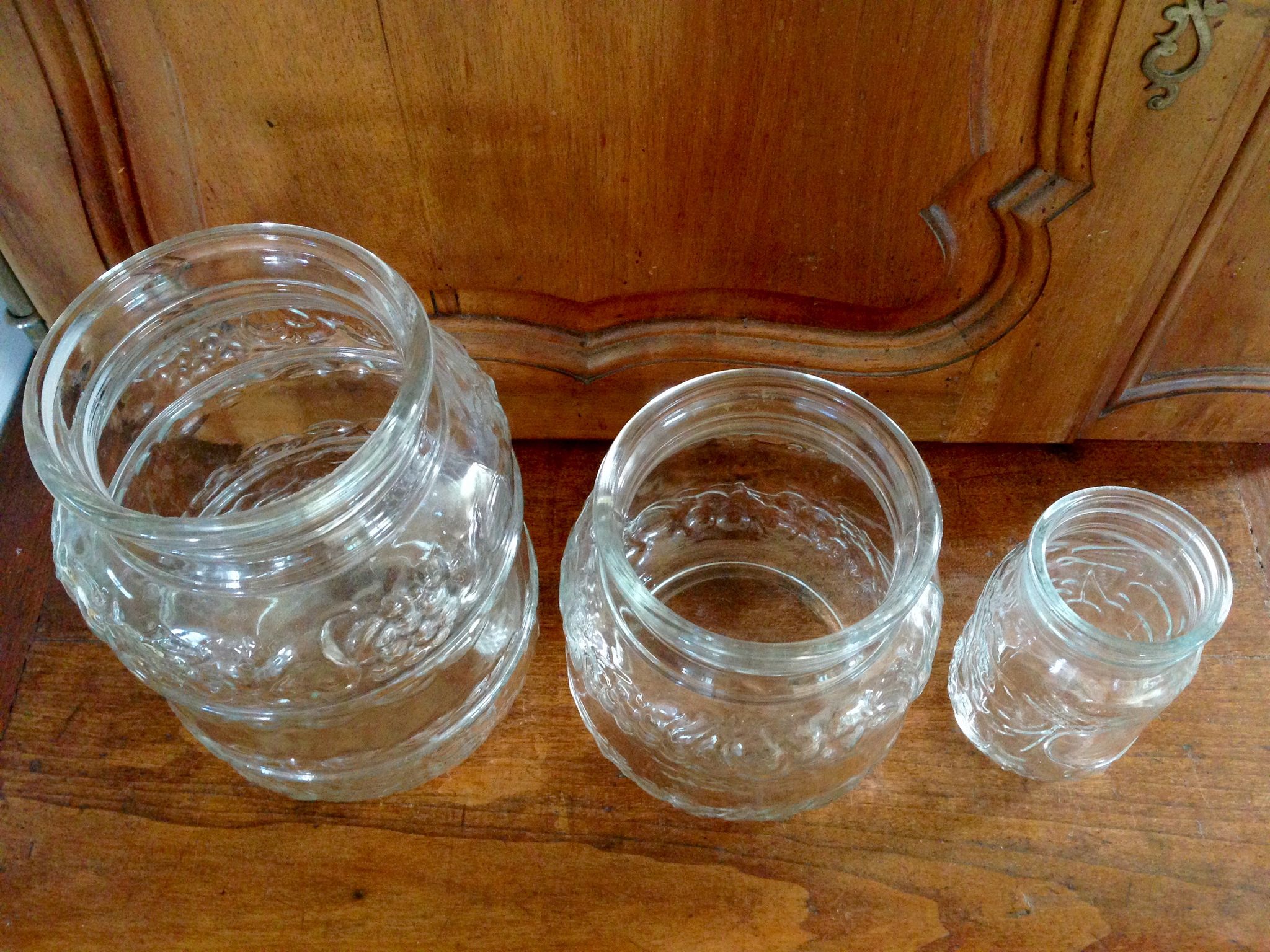 Trio de bonbonnières