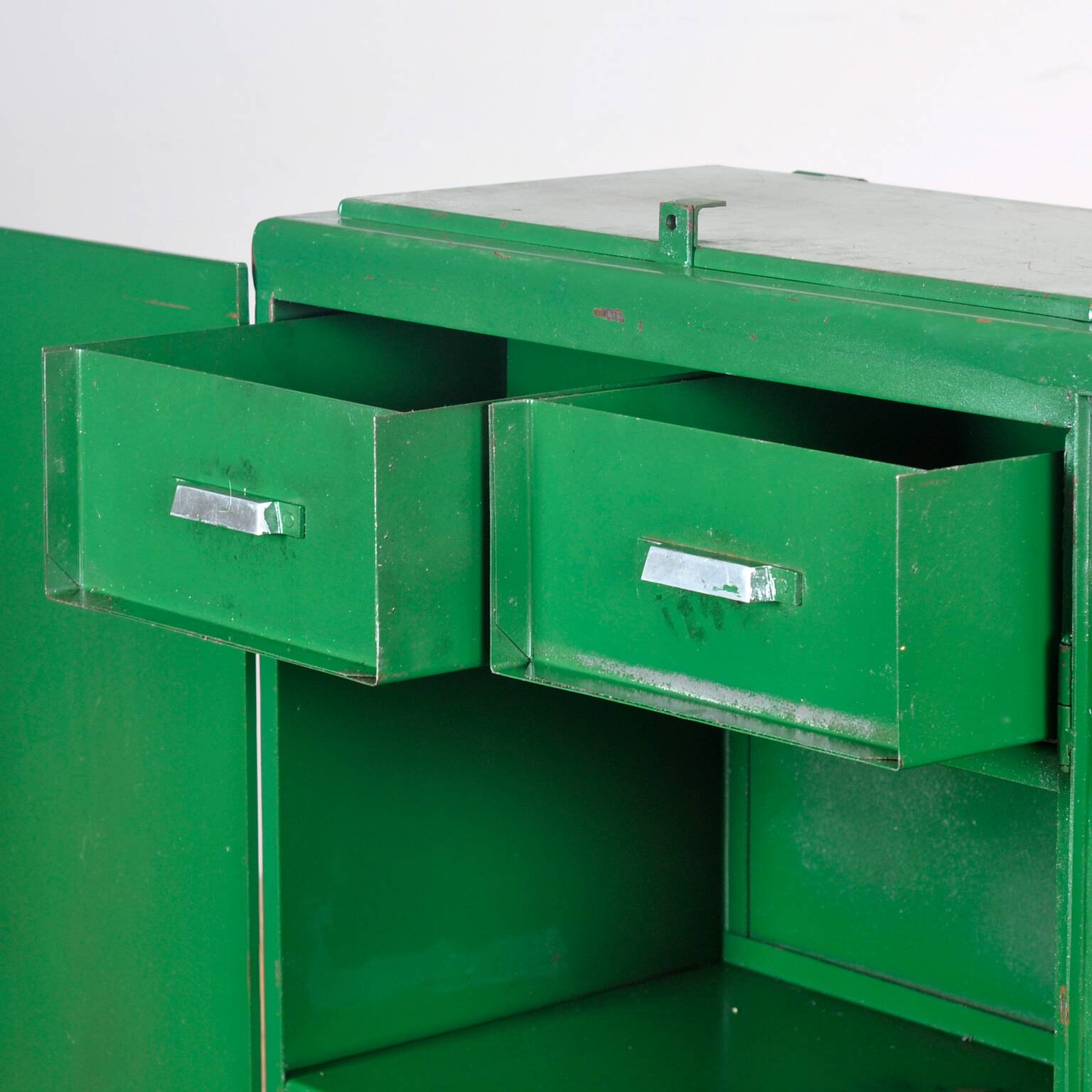 Armoire industrielle en fer forgé, années 1960