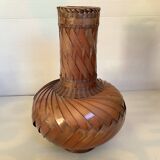Large bamboo ikebana vase