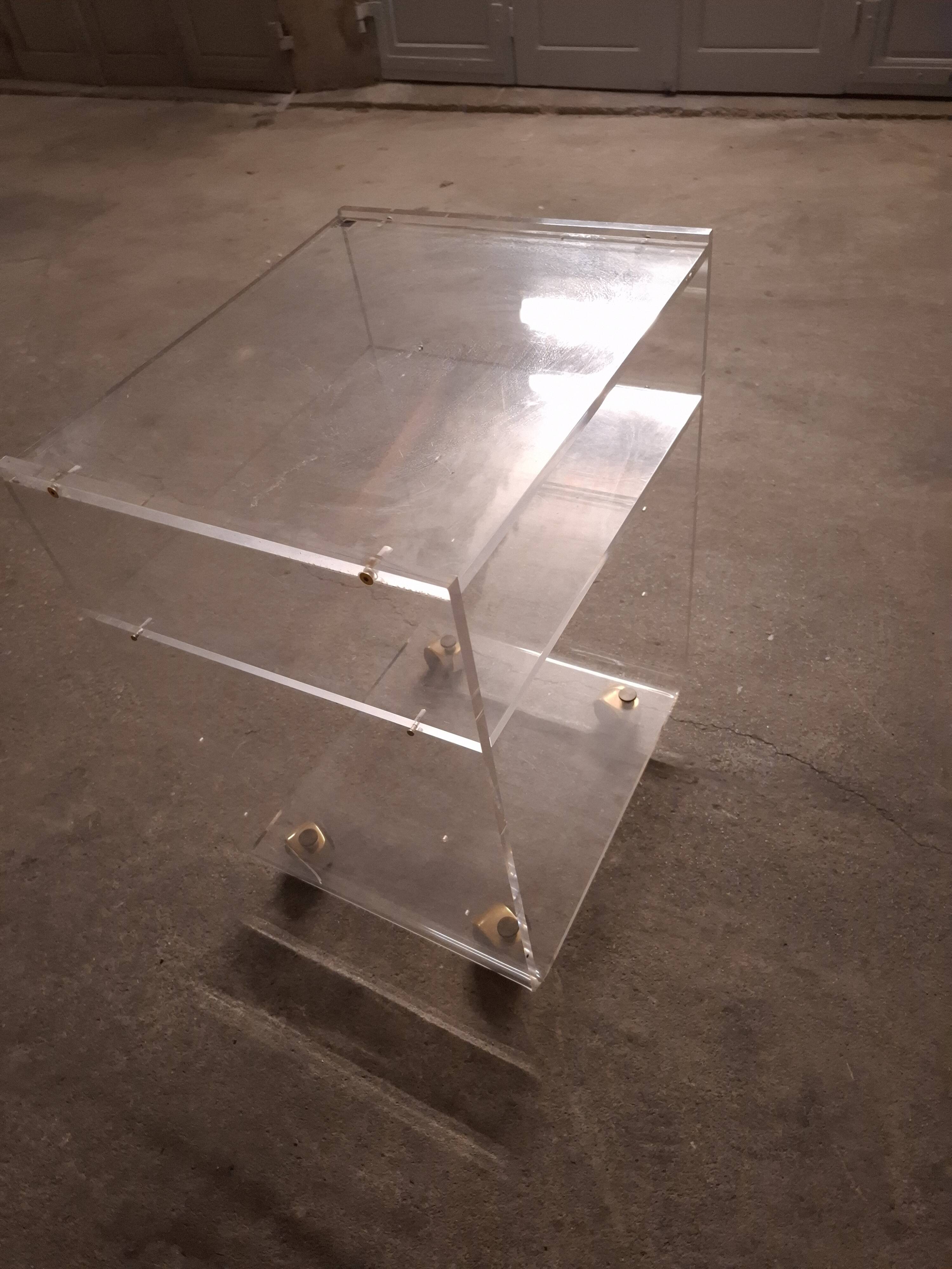 Vintage plexiglass furniture design Marais international