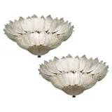 Venetian Murano Glass Flush Mounts from Simoeng, Set of 2