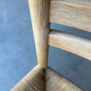Ensemble de 6 chaises vintage en corde de papier Kurt Ostervig