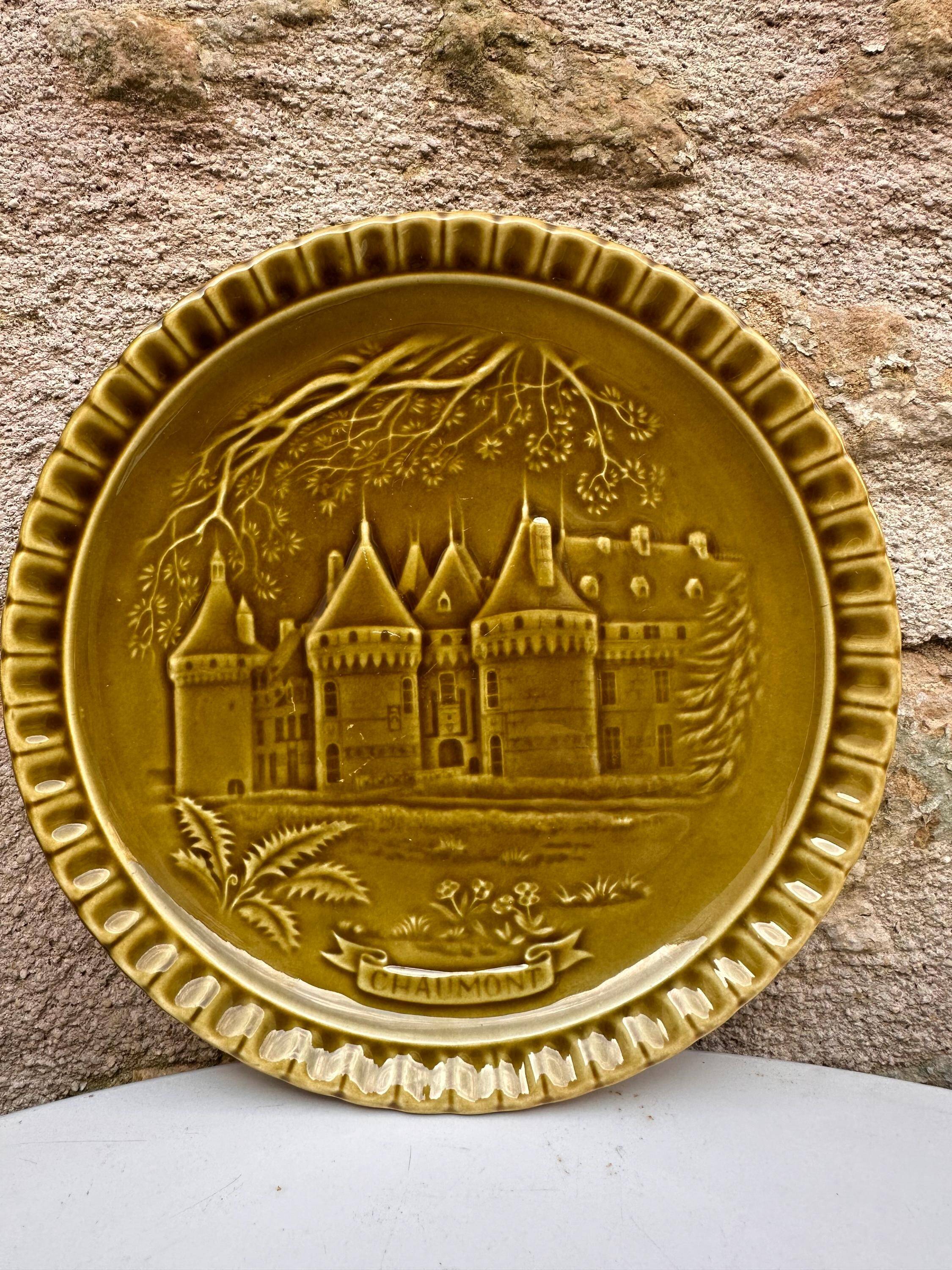 Gien France Plates Loire Castles - Set of 8