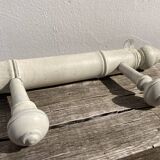 White wooden coat rack / coat hook