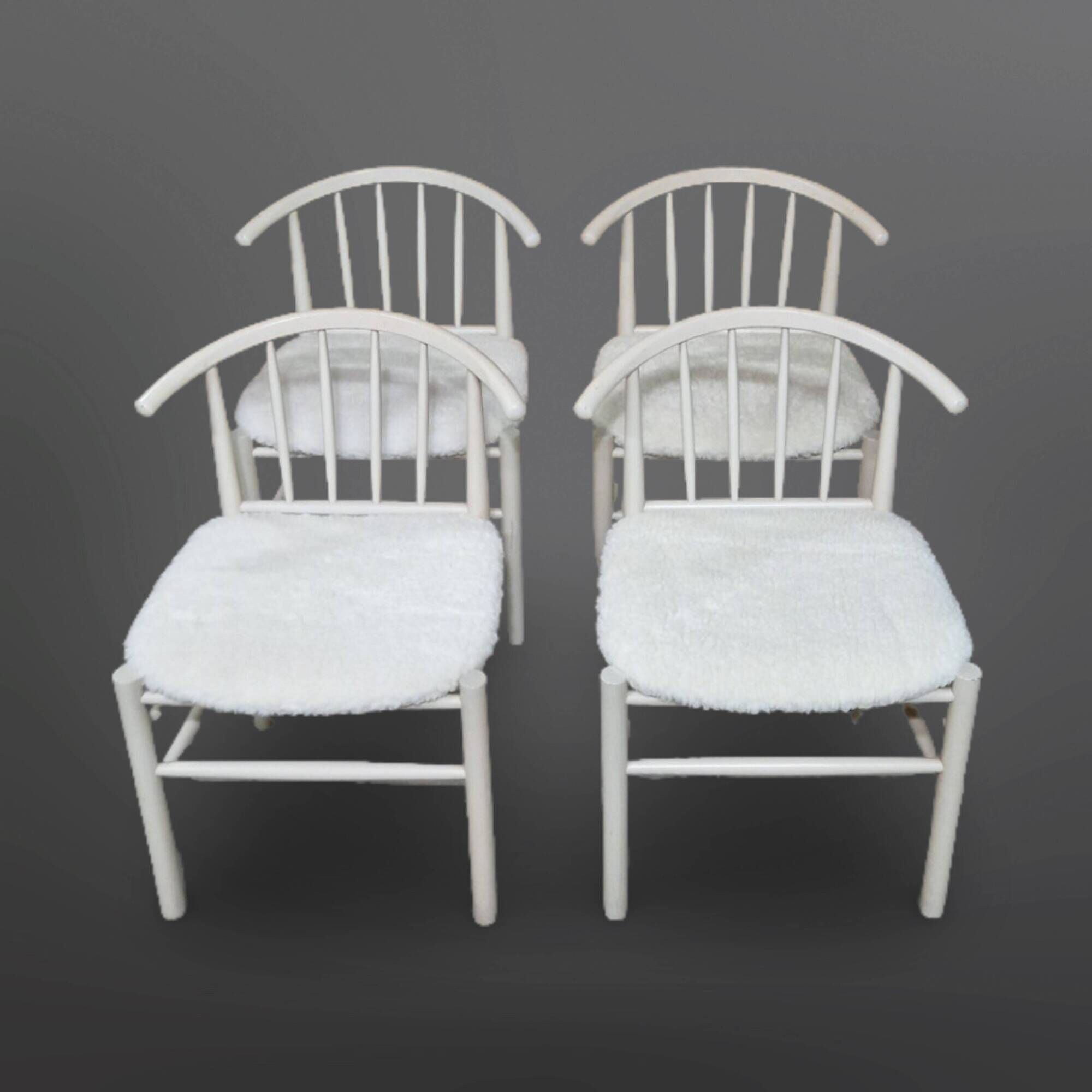 Set of 4 J-151 dining chairs by Erik Ole Jørgensen for Kvist, Denmark 1960s