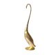 Vintage Gold Brass Heron - 43cm