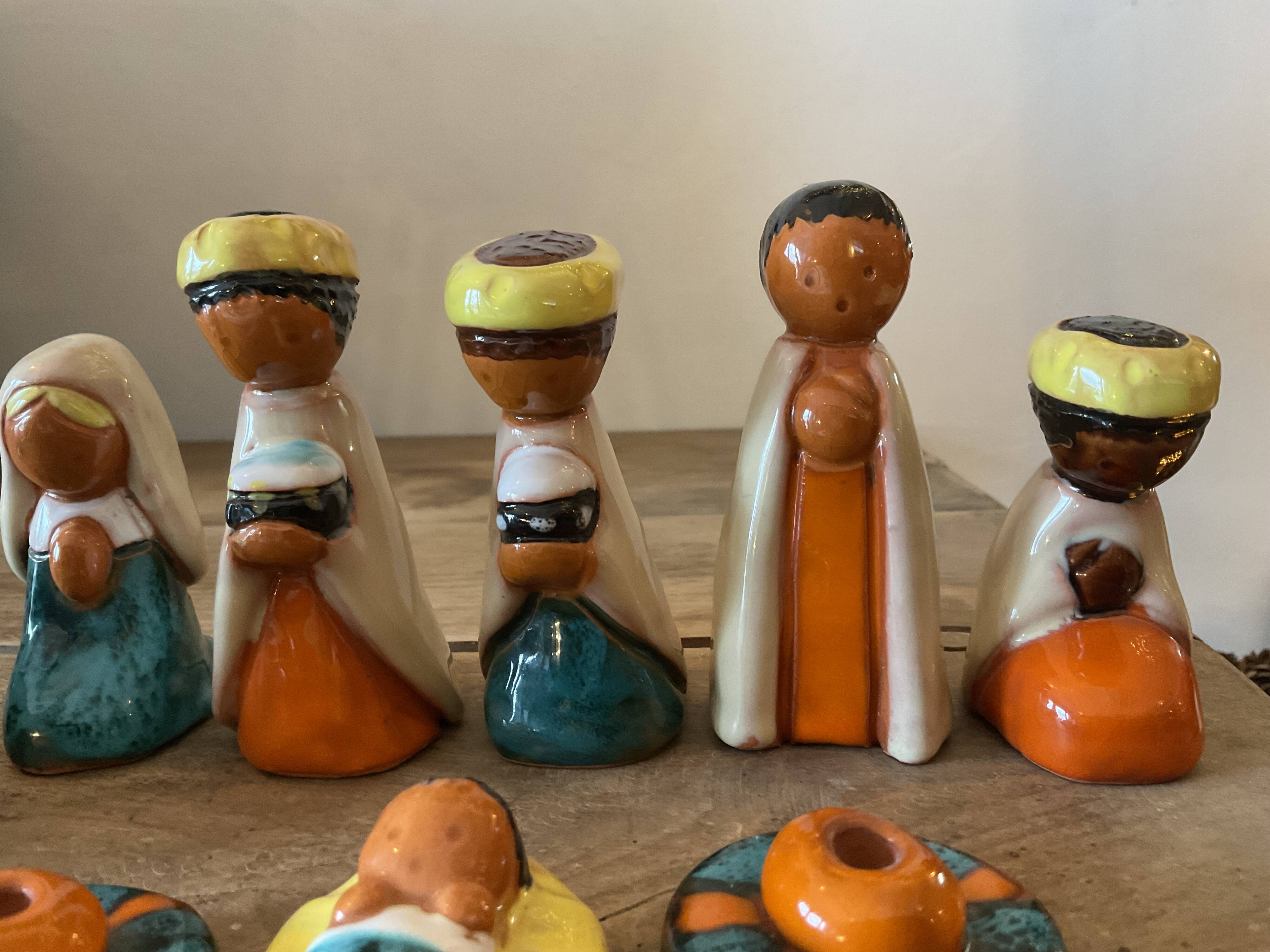 Nursery characters. Benedictine religious creations of Jouarre