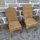 Pair of rattan chairs