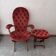 Adjustable vintage armchair