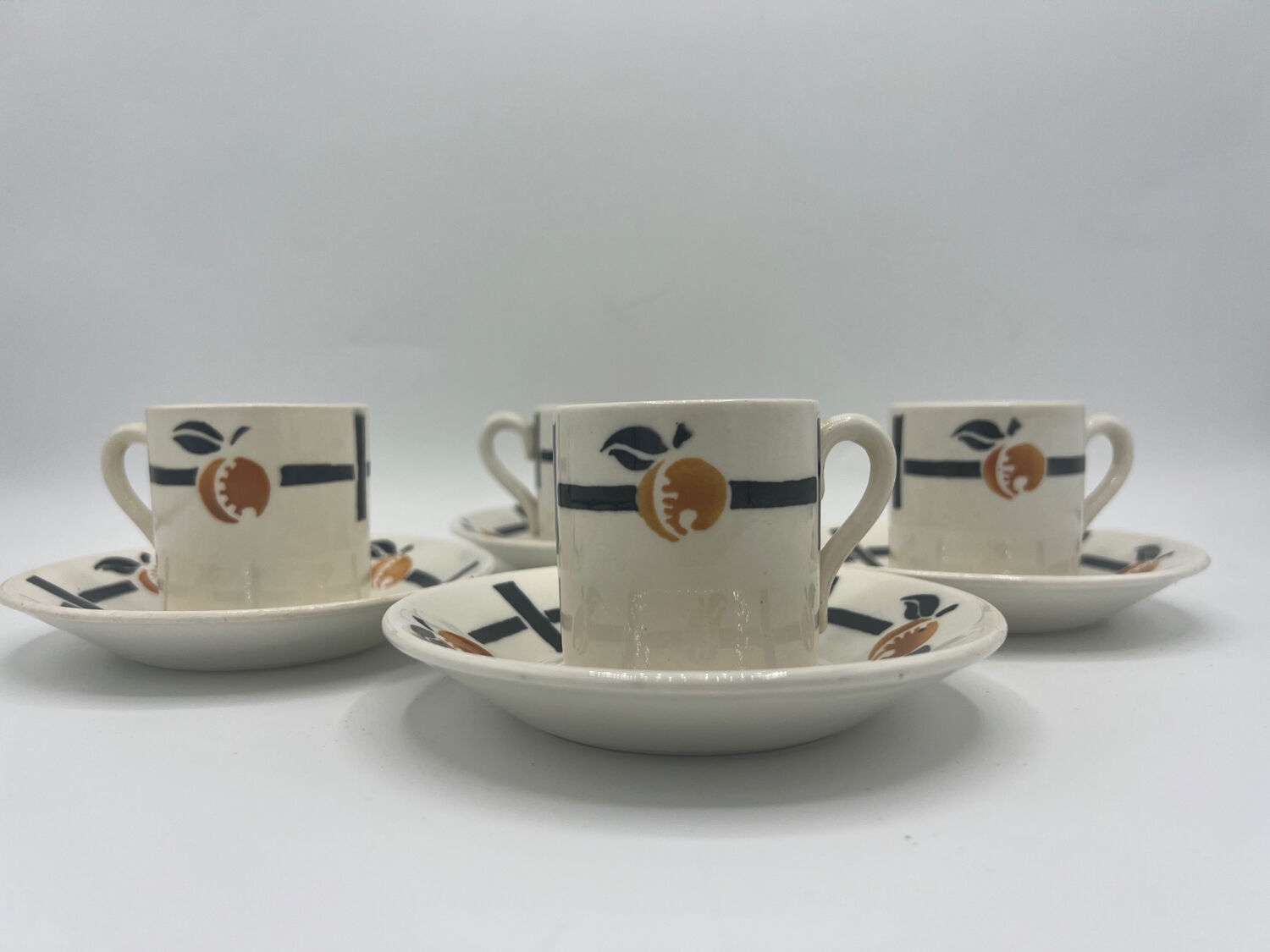 Set of 4 badonviller cups