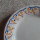 Compotier - piedouche - cake dish - ceramic hb cm - yellow and royal blue