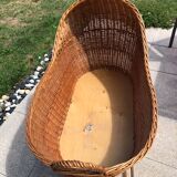 Rattan cradle