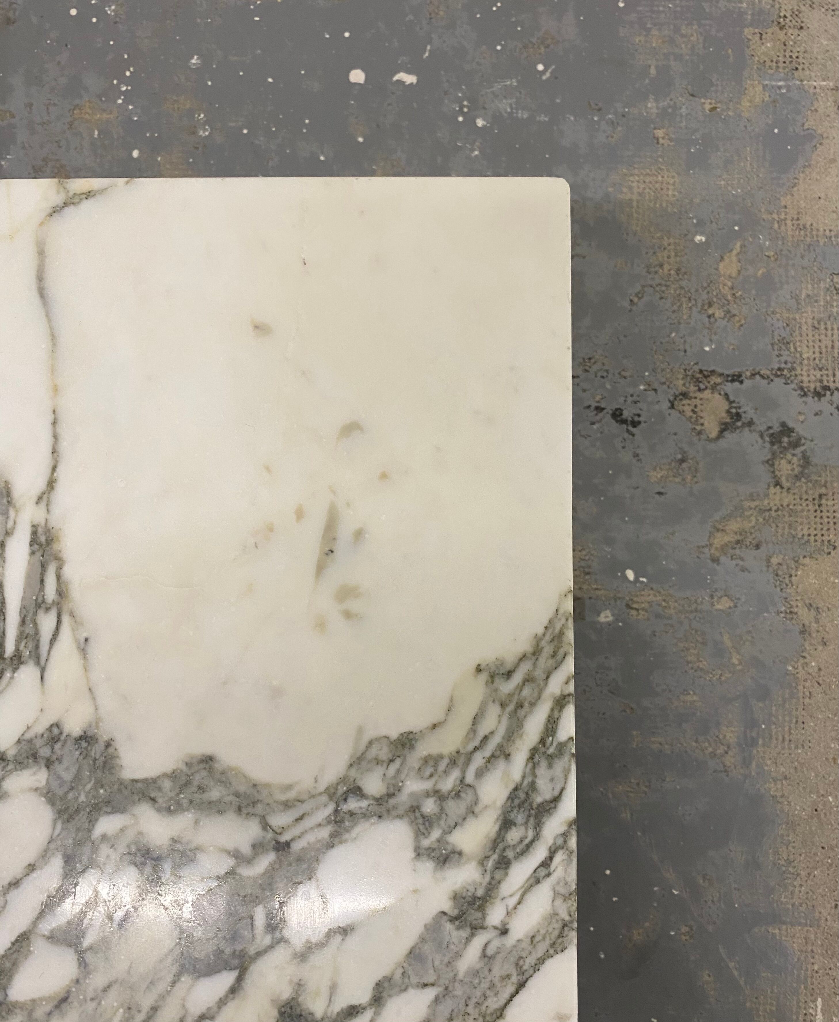 Marble coffee table Arabescato 70s