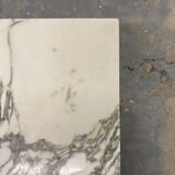 Marble coffee table Arabescato 70s