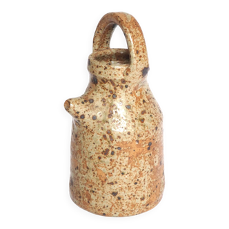 Gargoulette pitcher in stoneware