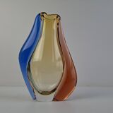 Czech art glass vase by Hana Machovska Mstisov, 1960s