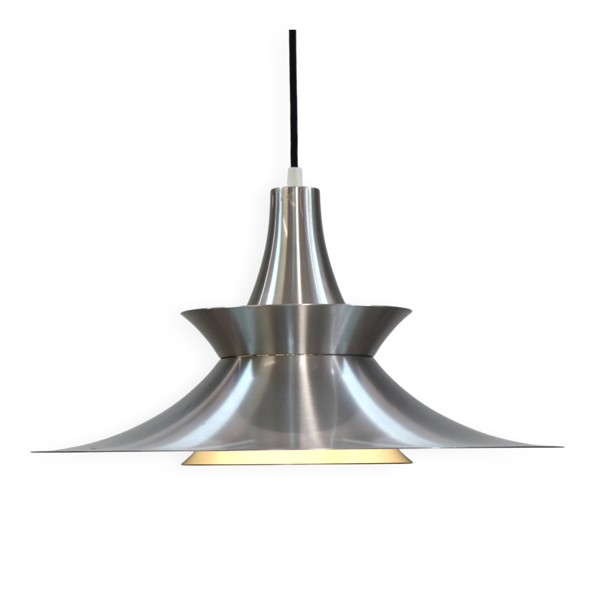 DANISH metallic pendant Lamp | 1970s Lamp | Scandinavian design | Midmod