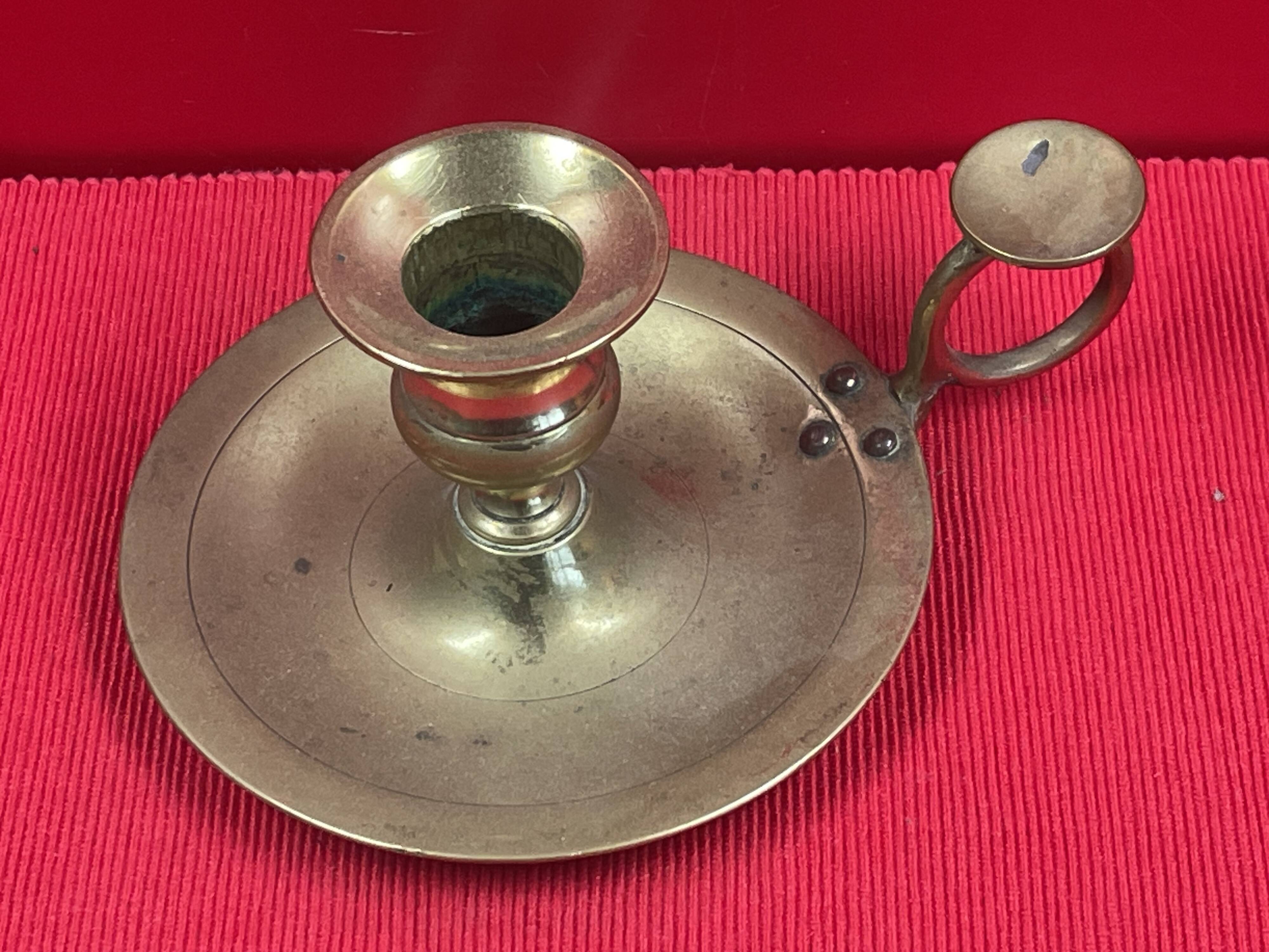 Bedroom candlestick, cellar rat, bronze/brass candlestick Louis Phili style