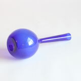 Cobalt blue bud vase by Arthur Percy for Gullaskruf Glasbruk, Sweden 1950s.
