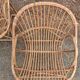Pair of rattan armchairs 1960