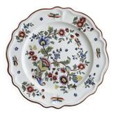 Assiette peinte à la main