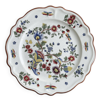 Assiette peinte à la main