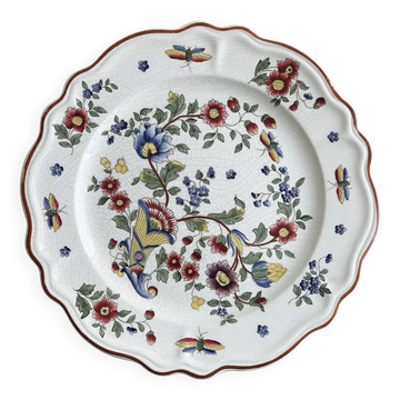Assiette peinte à la main