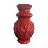 Vintage Vase West Germany in glazed ceramic 70s