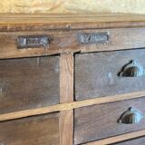 Antique teak drawer cabinet