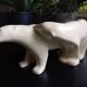 Polar Bears in Art Deco glazed ceramic by Le Dauphin