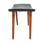 Tabouret scandinave en skaï, Suède, 1940