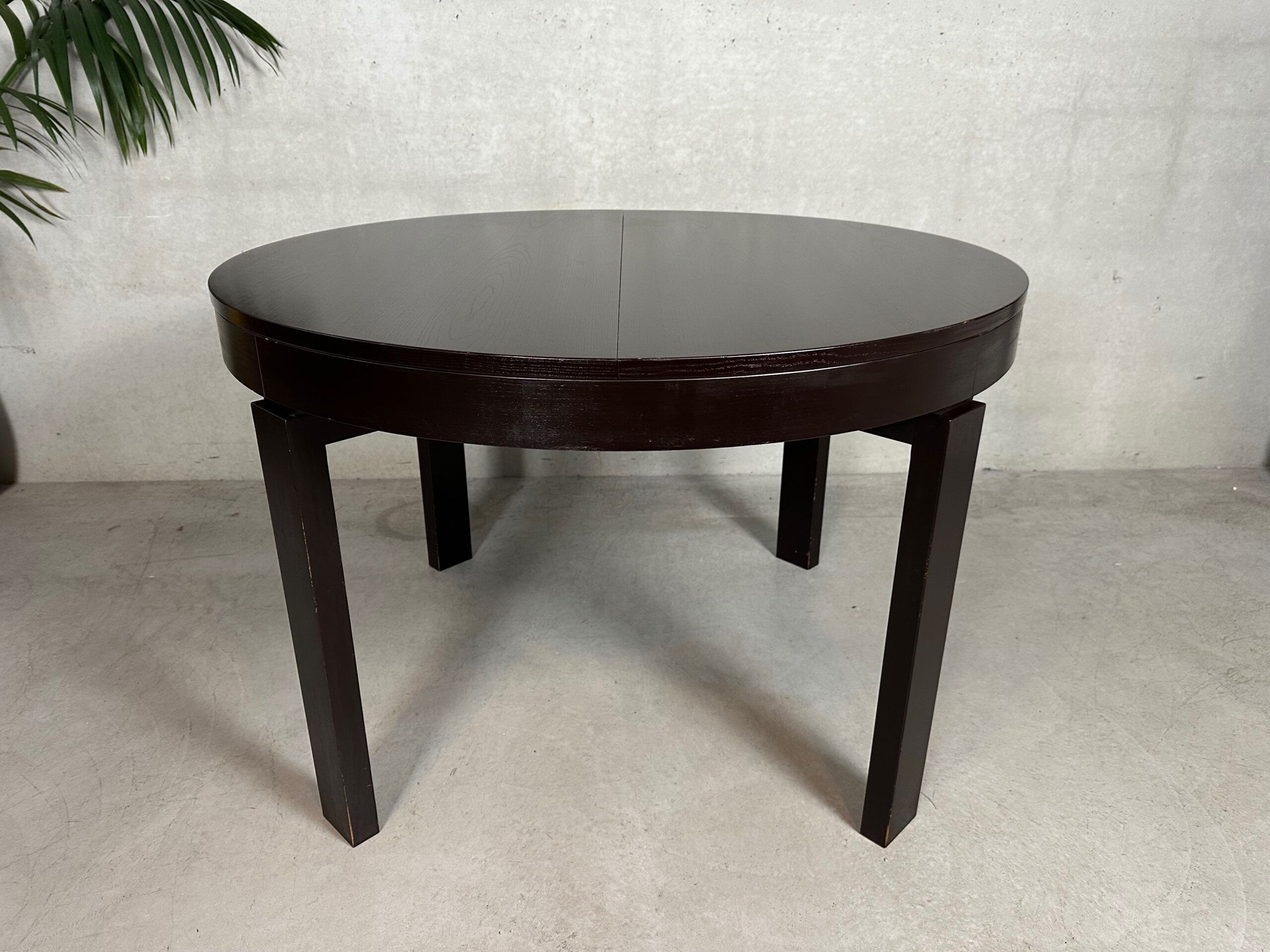 Adjustable vintage dining table (round/oval) – 1970s
