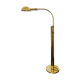 Adjustable 1970s Brass Floor Lamp by Florian Schulz