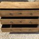Louis XVI period chest of drawers opening on three drawers