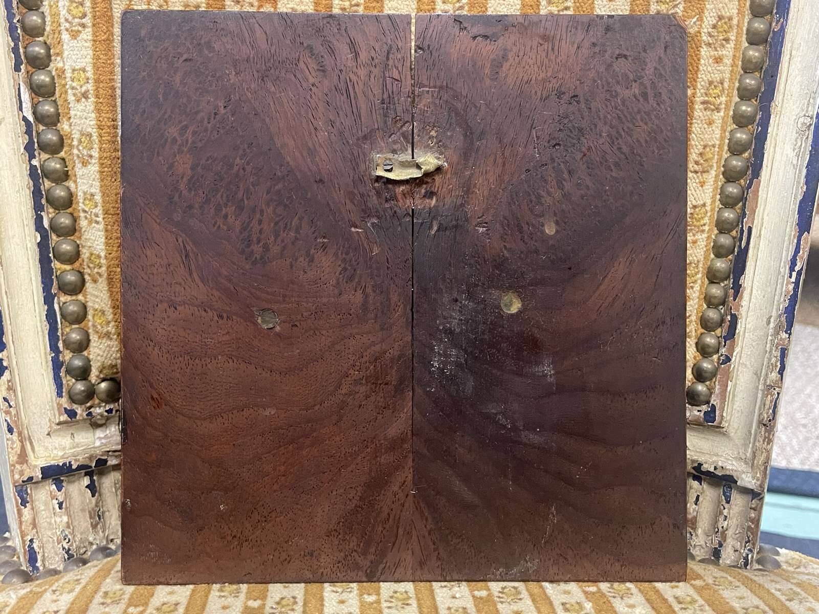 Bronze bas-relief framed in wood signed by Jean Auguste Briquemont (1879-1951)