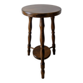 Tripode en bois tourné vintage