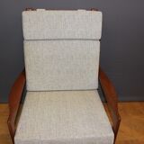 Paire de fauteuils danois en teck vers 1970